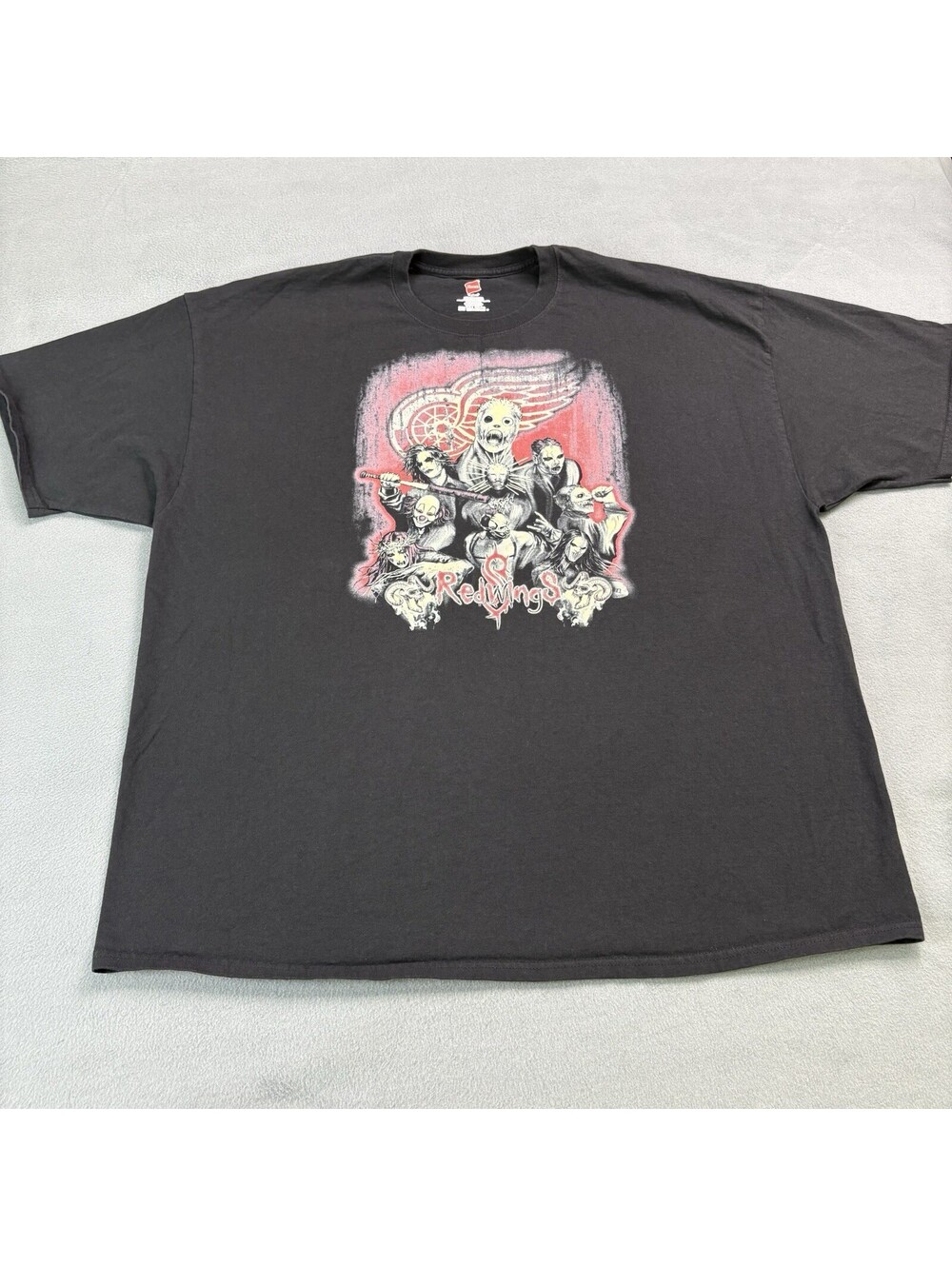 Slipknot Detroit Red Wings T Shirt Size 3XL Black